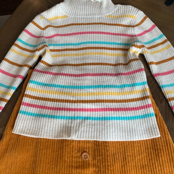 Tommy Bahama Other - Tommy Bahama Kids Striped Sweater Set - White, Pink, Yellow, Blue, Brown